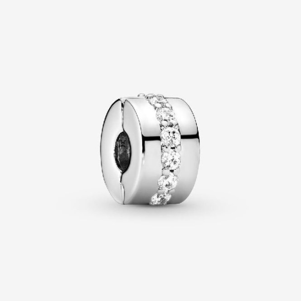Net Köpüklü Sıra Klip Charm Pandora Türkiye
