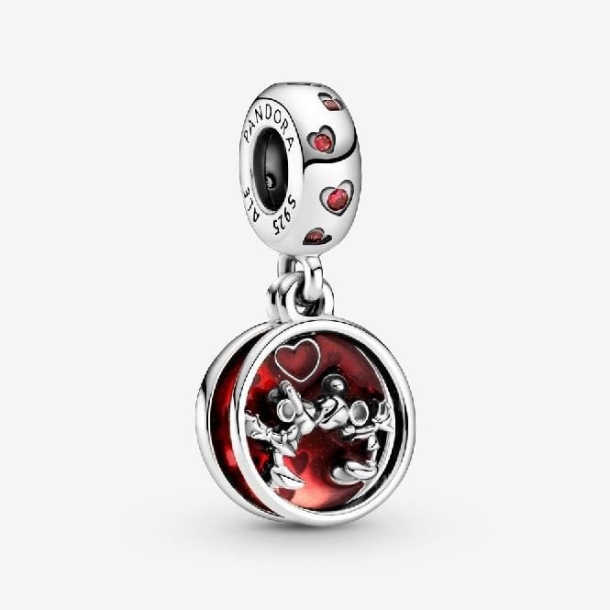 Disney Mickey Mouse & Minnie Mouse Aşk Ve öpücükler Dangle Charms Pandora Türkiye