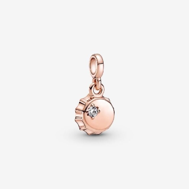 Me Rose Gold şanslı şişe Kapağı Mini Dangle Pandora Türkiye