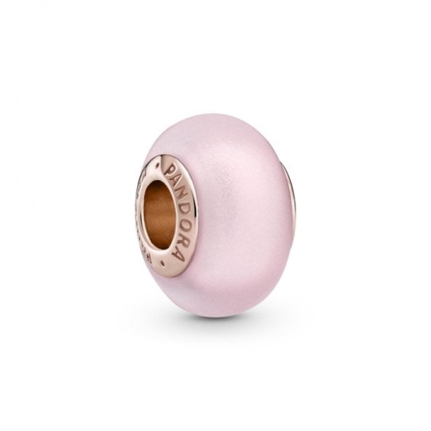 Mat Pembe Murano Cam Takılar Pandora Türkiye