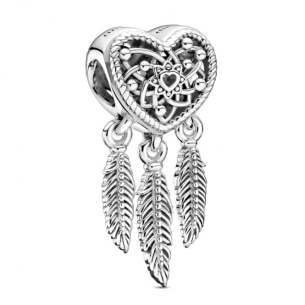 Ajur Kalp Ve üç Tüy Dreamcatcher Takılar Pandora Türkiye