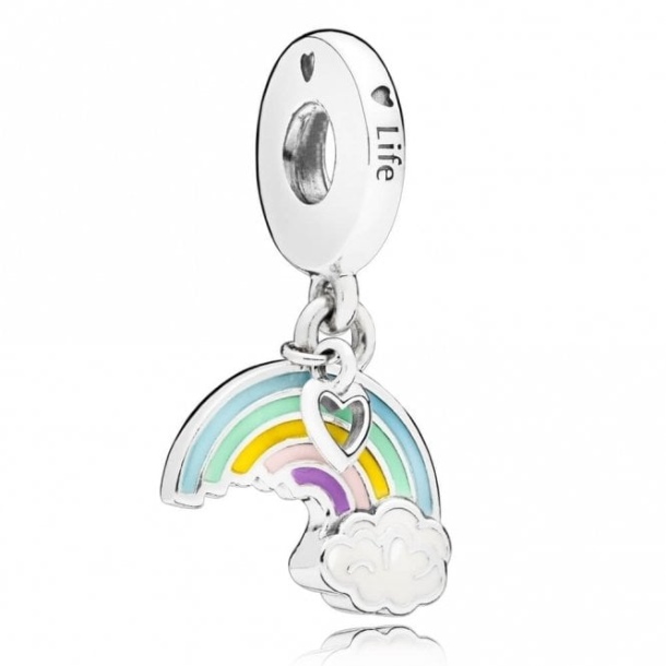 Gökkuşağı Ve Bulut Dangle Takılar Pandora Türkiye