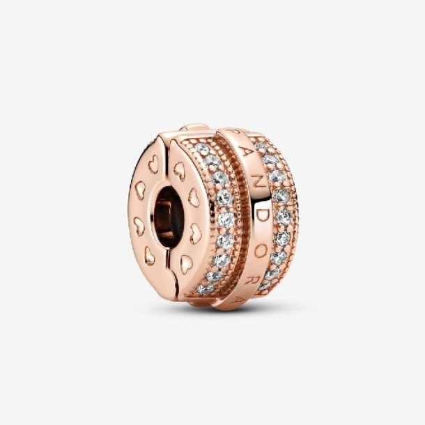 Rose Köpüklü Serme çizgileri & Logo Klip Takılar Pandora Türkiye