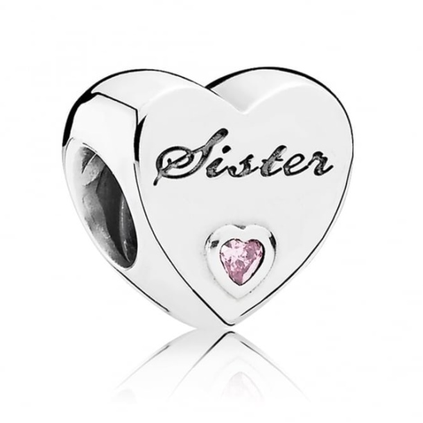 Sister Heart Charms Pandora Türkiye