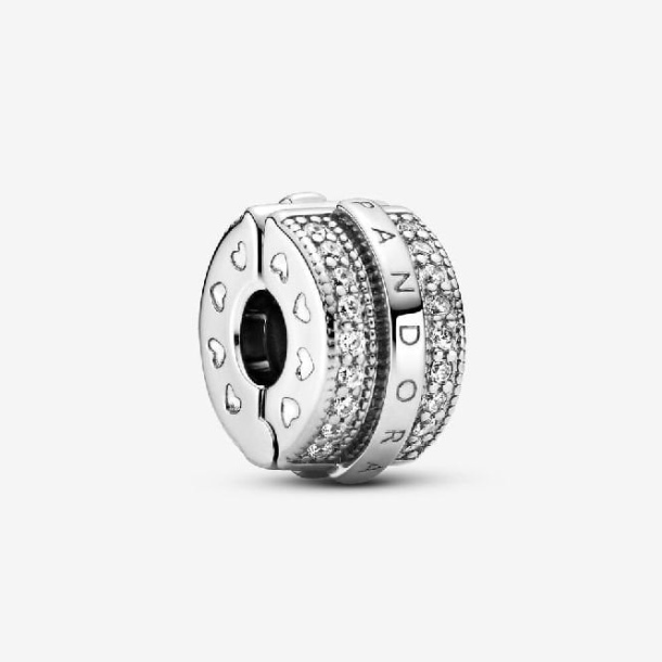 Köpüklü Serme çizgiler & Logo Klip Takılar Pandora Türkiye